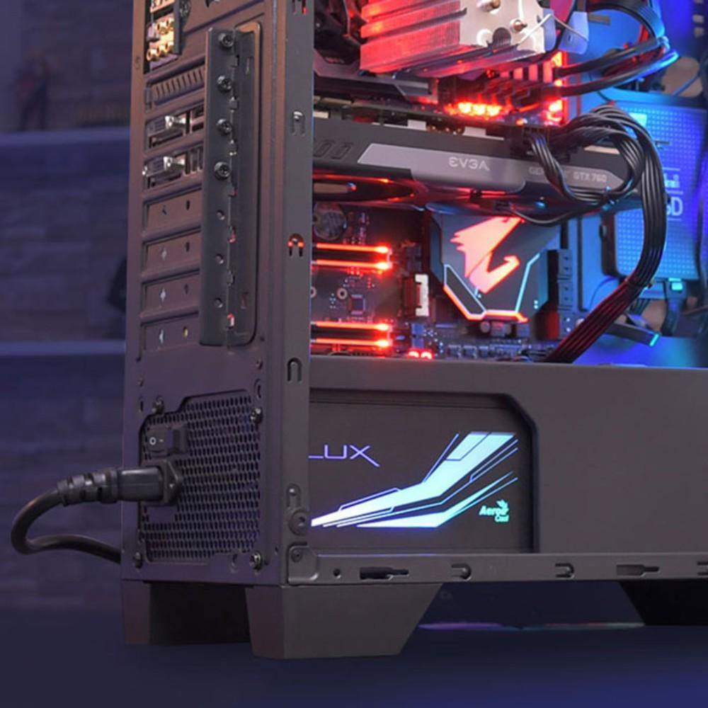 AEROCOOL LUX RGB 850M 230V APFC UK BOX - TagTorch
