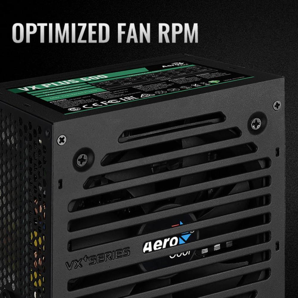 Aerocool VX PLUS 600 Watts Power Supply Unit - TagTorch