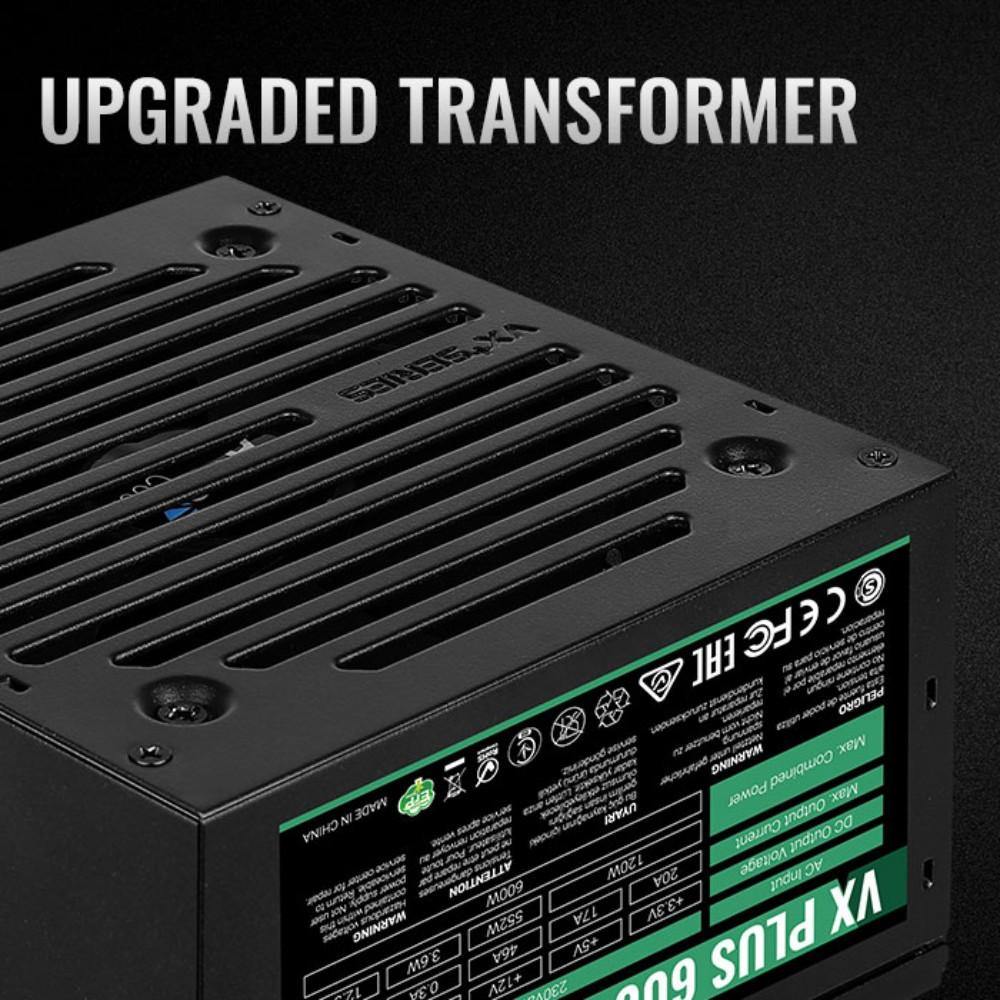 Aerocool VX PLUS 600 Watts Power Supply Unit - TagTorch