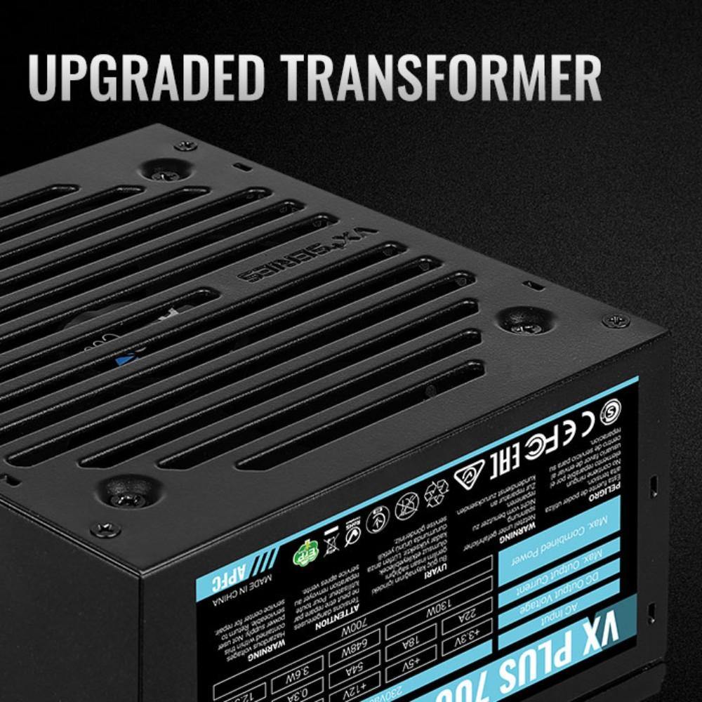 Aerocool VX PLUS 700 APFC 230V Power Supply Unit - TagTorch