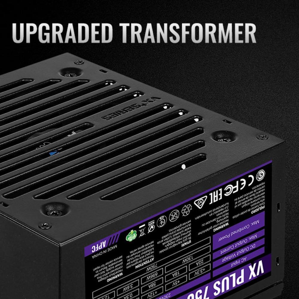 Aerocool VX PLUS 750 APFC 230V Power Supply Unit - TagTorch