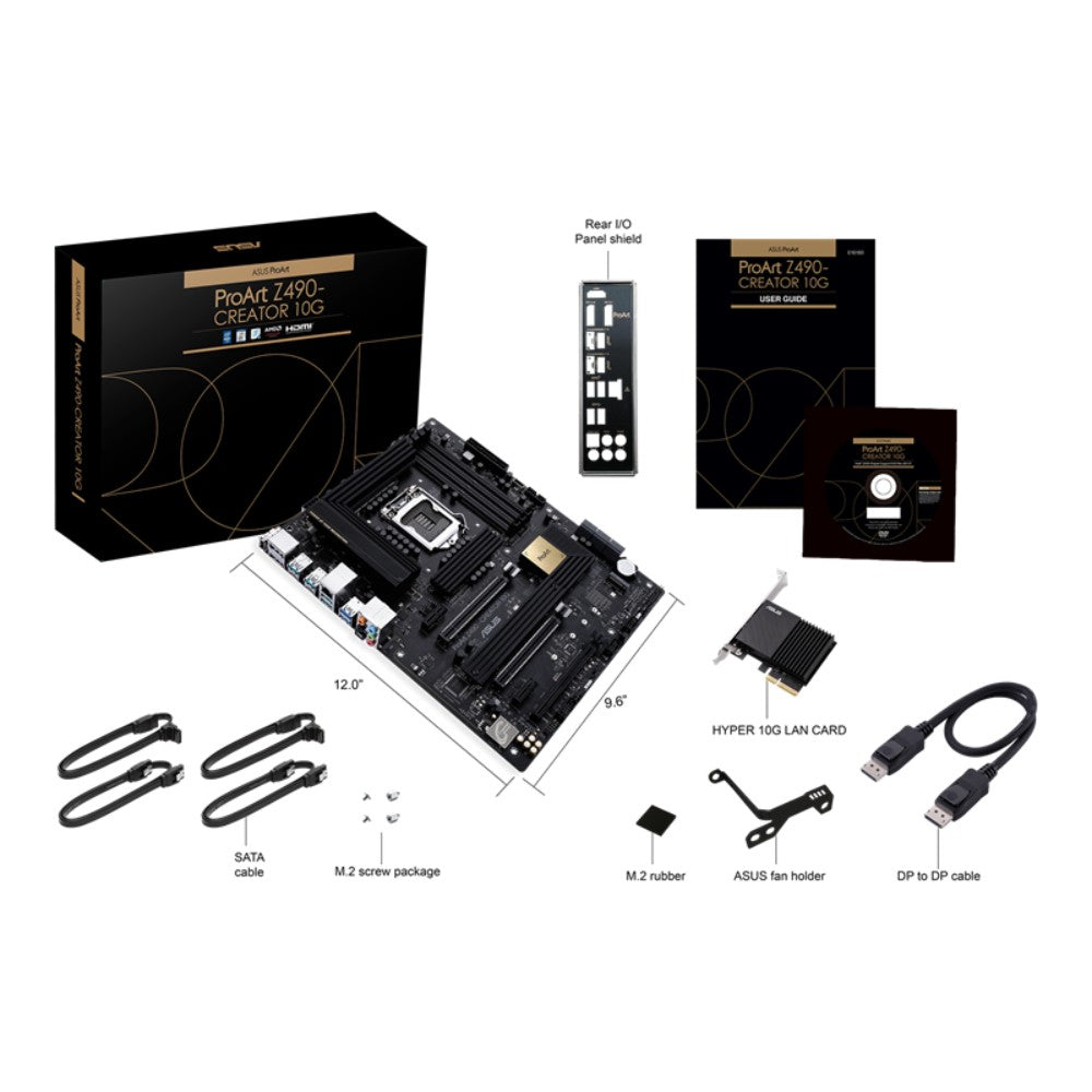ASUS ProArt Z490-Creator 10G LGA 1200 ATX Motherboard
