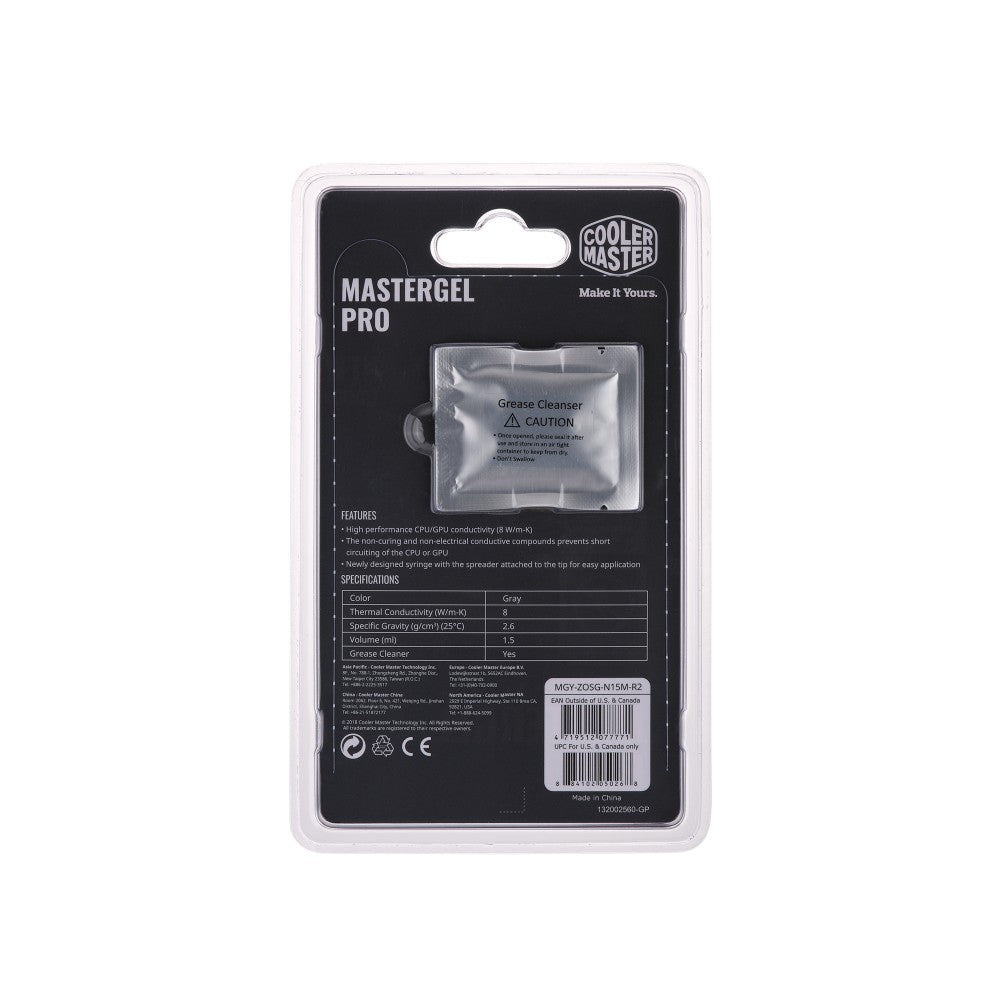 Cooler Master MasterGel Pro High Performance Thermal Grease