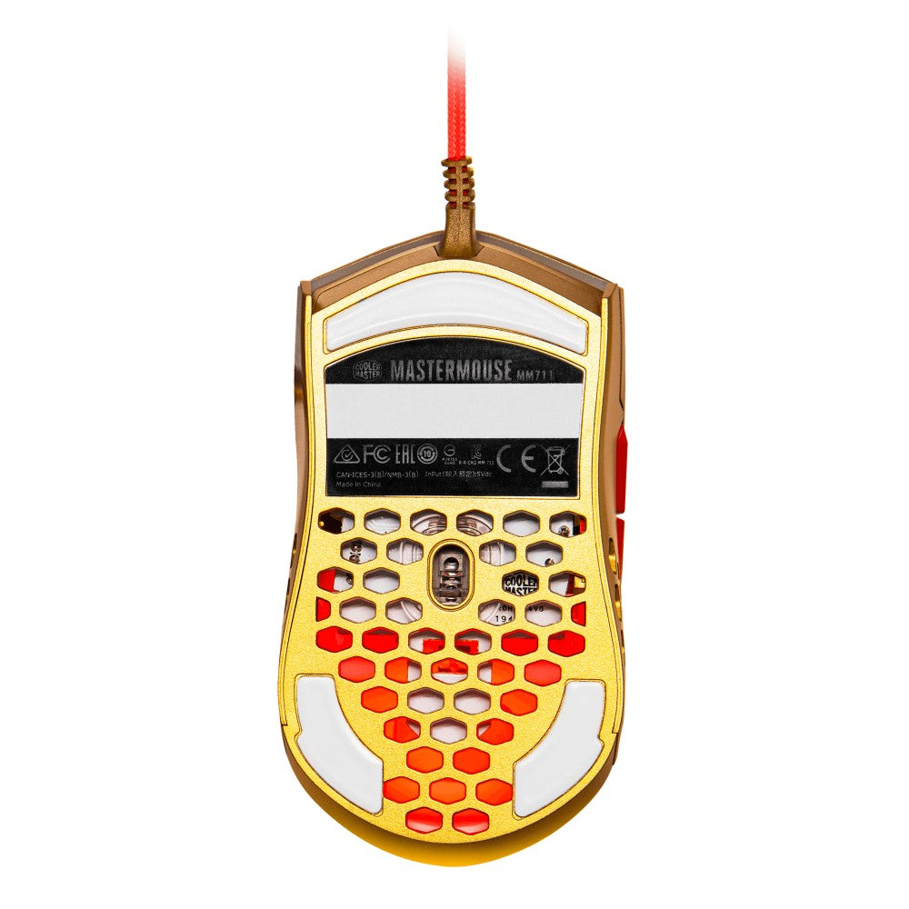 Cooler Master MM711 RGB Mouse Golden Red Edition