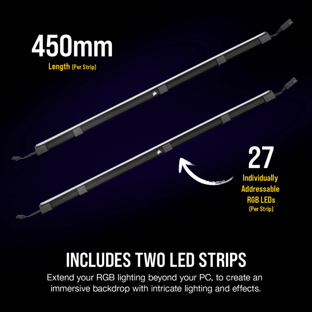 Corsair iCUE LS100 450mm Smart Lighting Strip Expansion Kit
