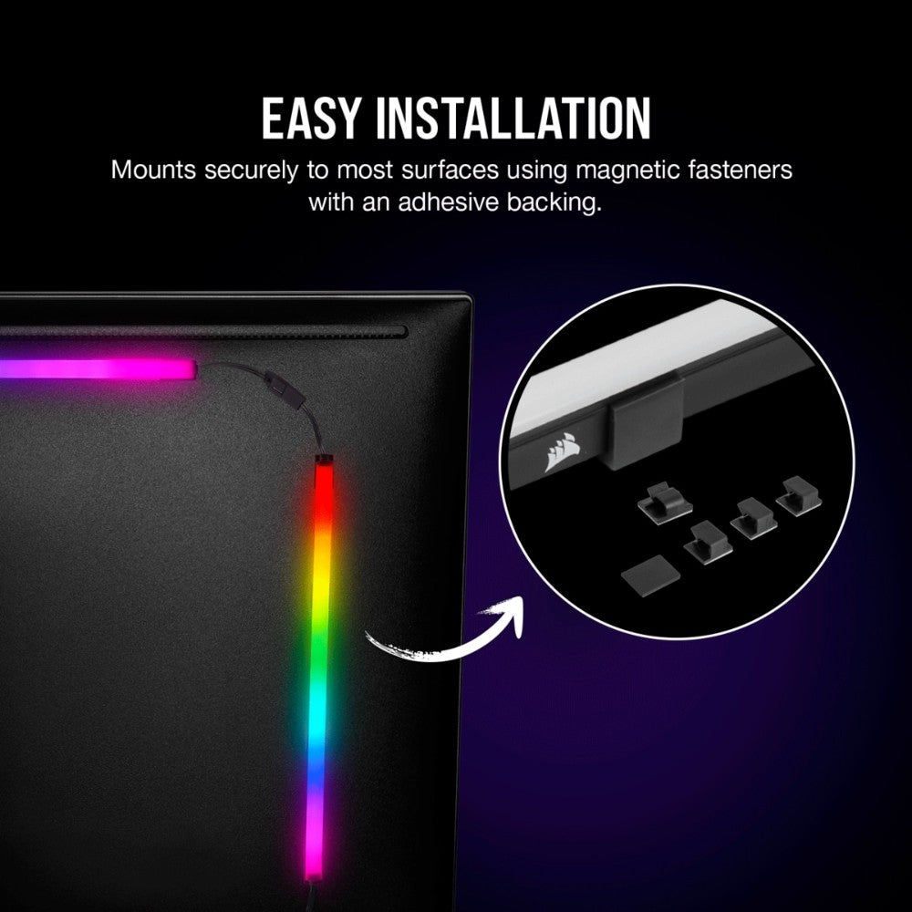 Corsair iCUE LS100 Smart Lighting Strip Starter Kit