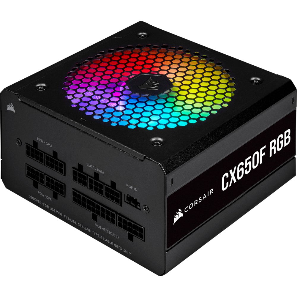 Corsair CX650F 650W Bronze RGB Power Supply Unit (UK)