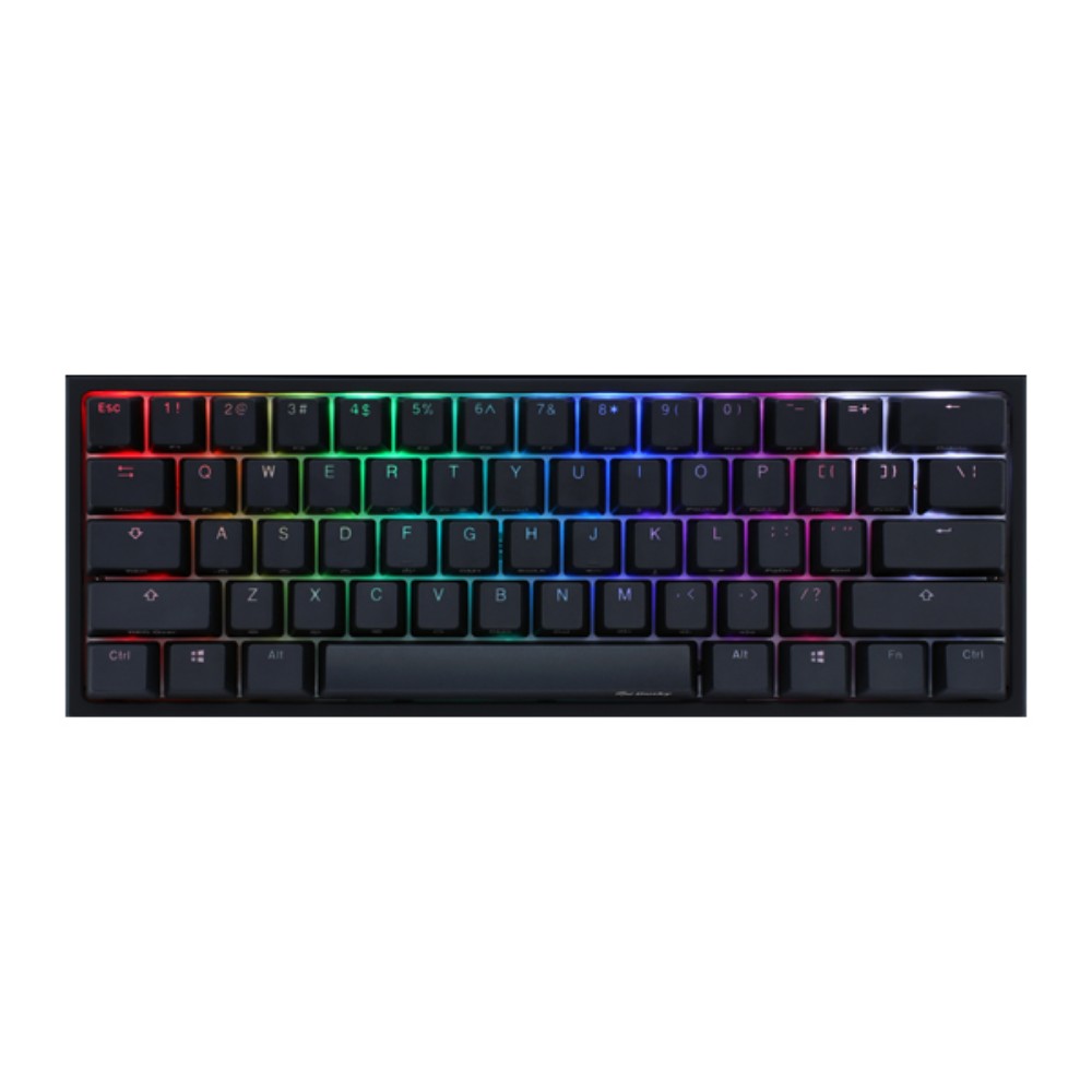 Ducky One 2 Mini V2 RGB Mechanical Keyboard Silent - Red Switch