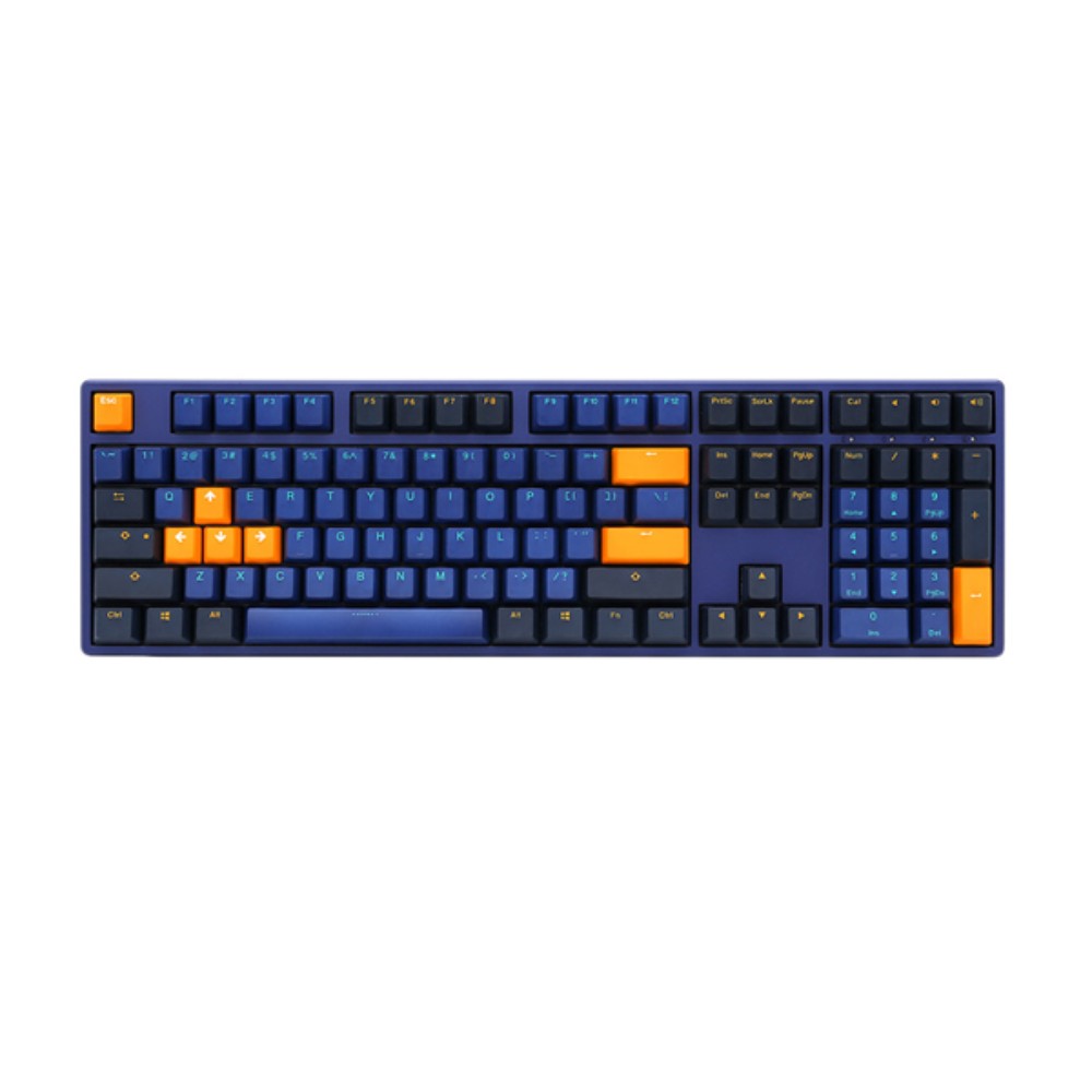 Ducky 11-Key PBT Double Shot Keycap Set - Yellow