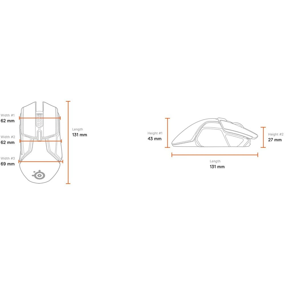 SteelSeries Rival 650 Wireless RGB Mouse