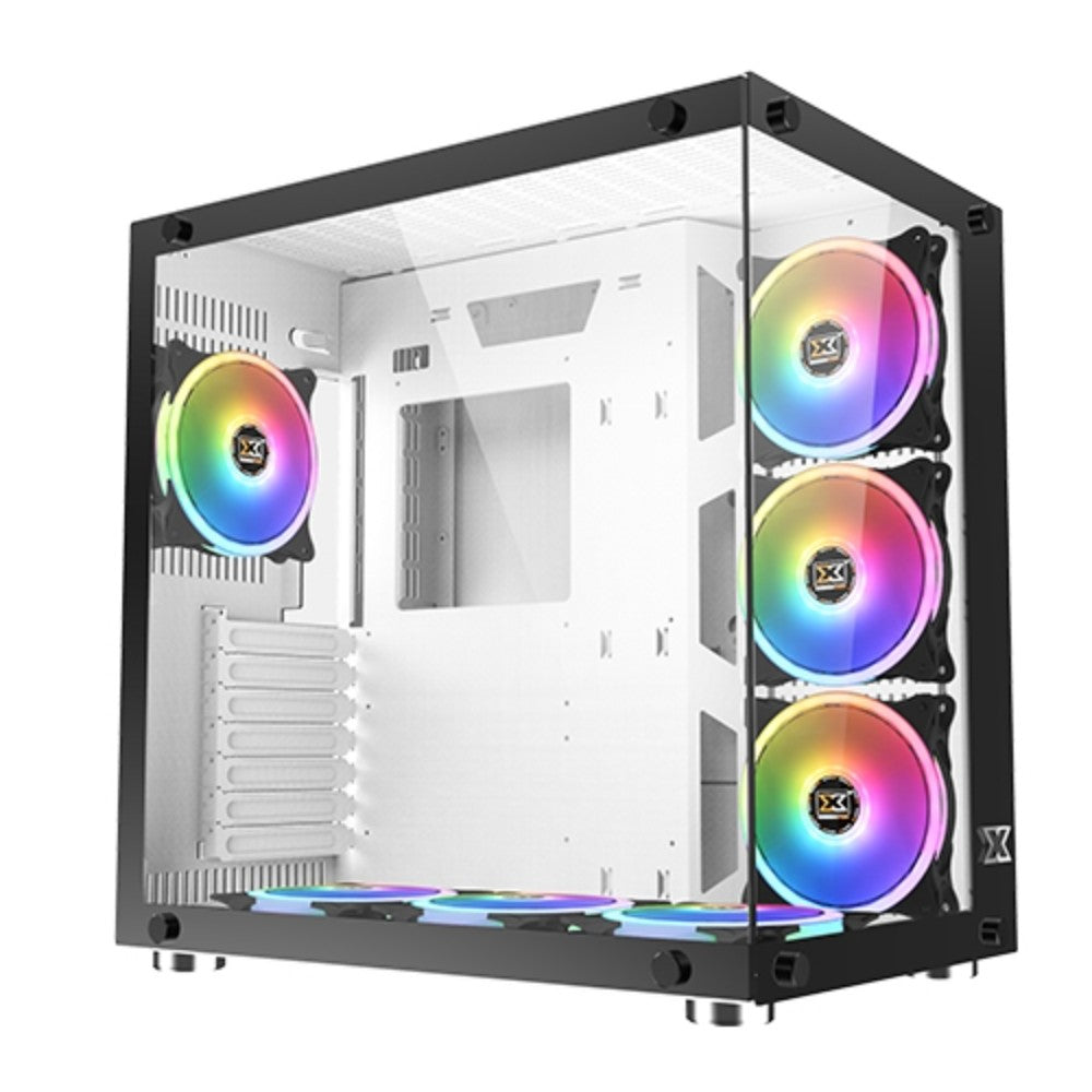 XIGMATEK CC Aquarius Plus RGB Tempered Glass