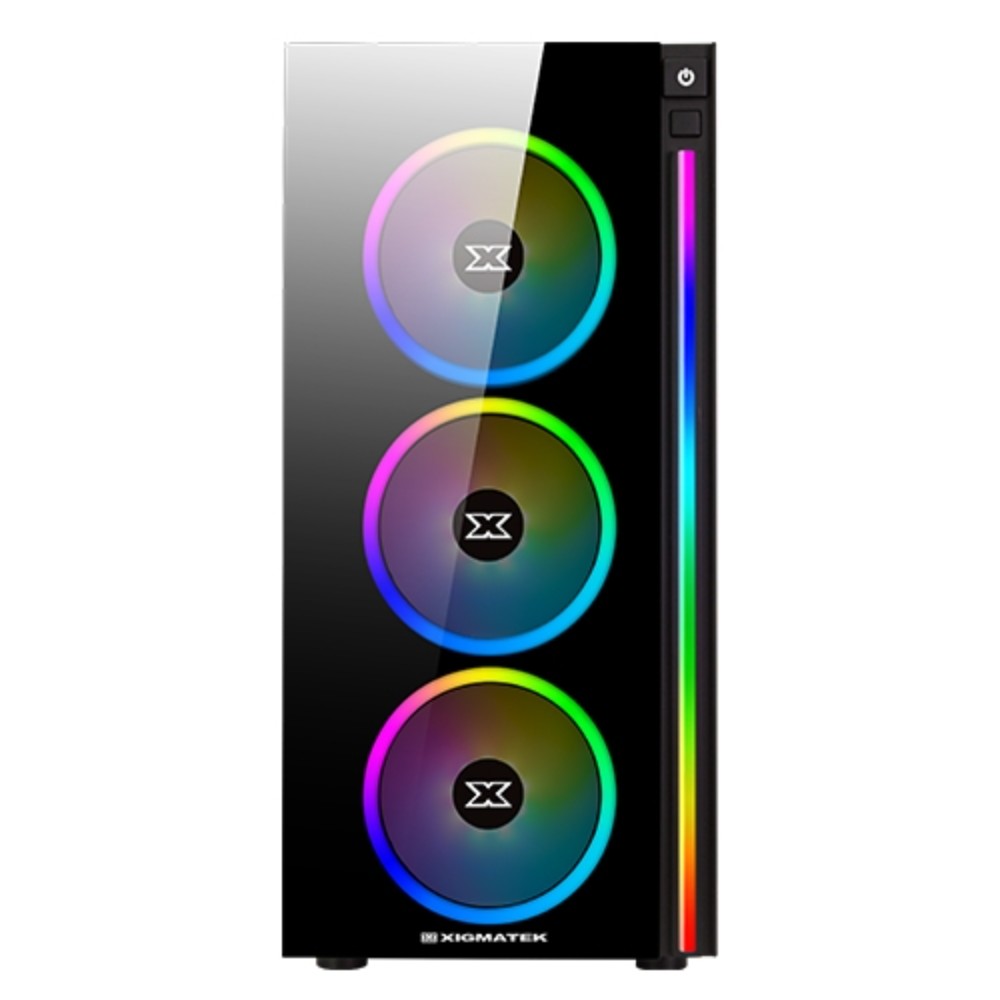 XIGMATEK CC POSEIDON 2-side Tempered Glass