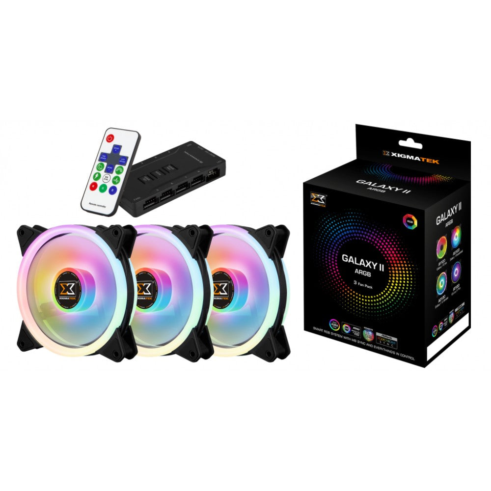 XIGMATEK FAN GALAXY II PRO 3 ARGB