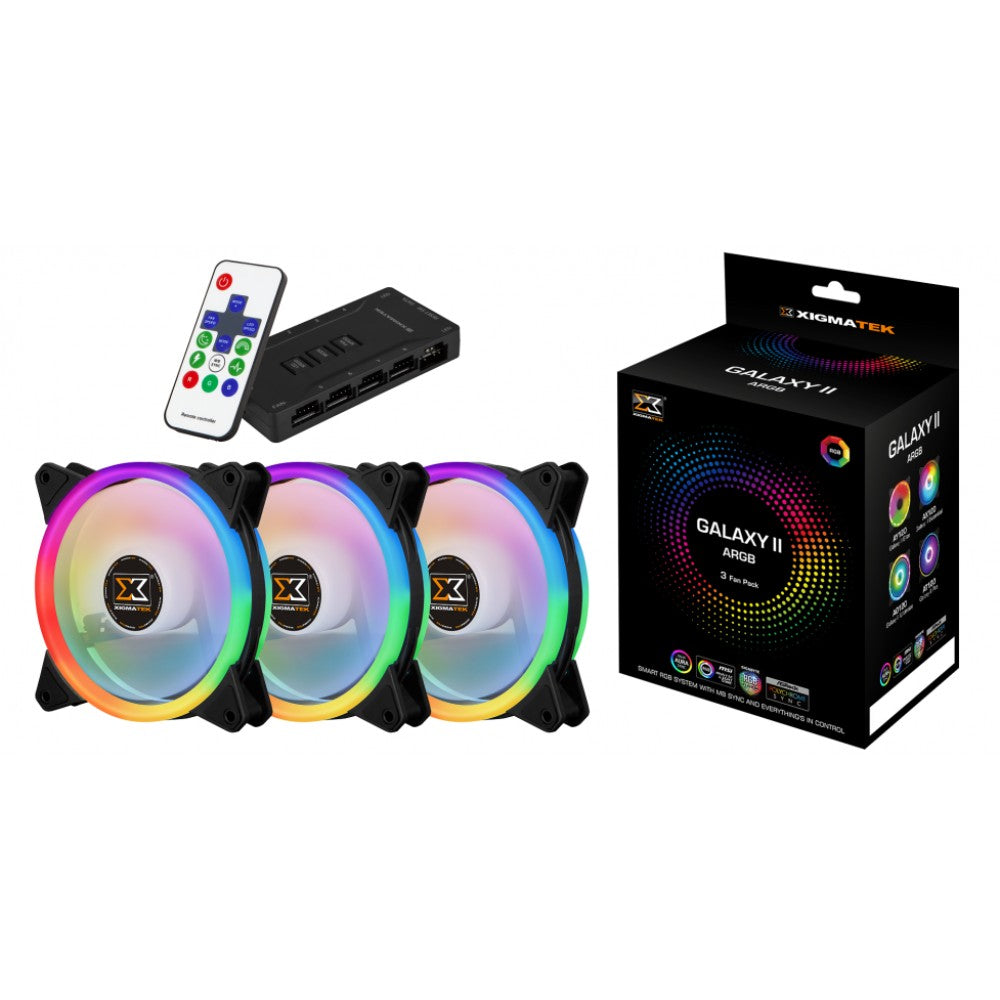 XIGMATEK FAN GALAXY II PRO 3 ARGB