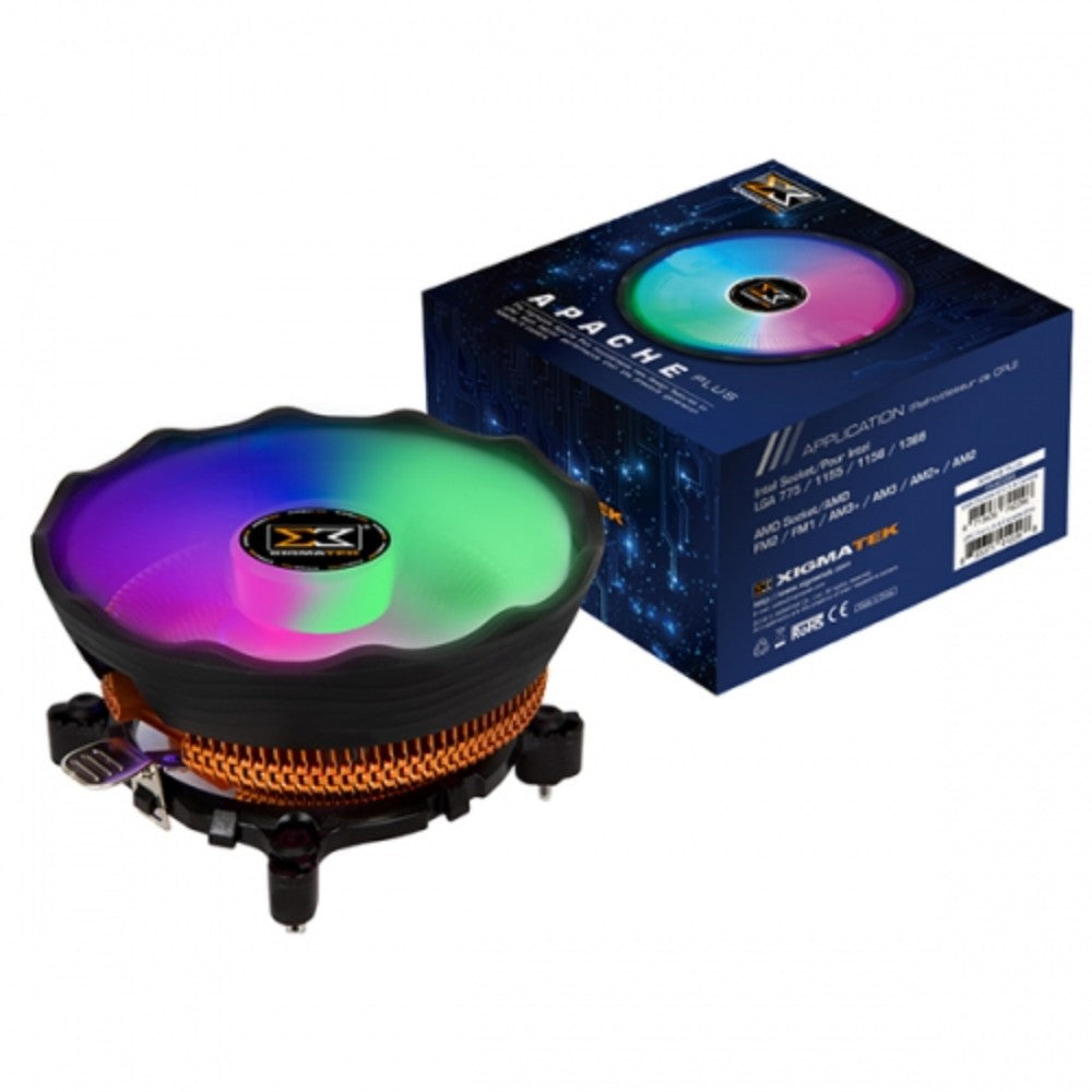 XIGMATEL CPU COOLER APACHE PLUS-70MM HEIGHT