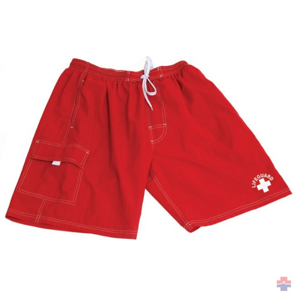 Trouser, Short, Lifeguard, Red, Small 53