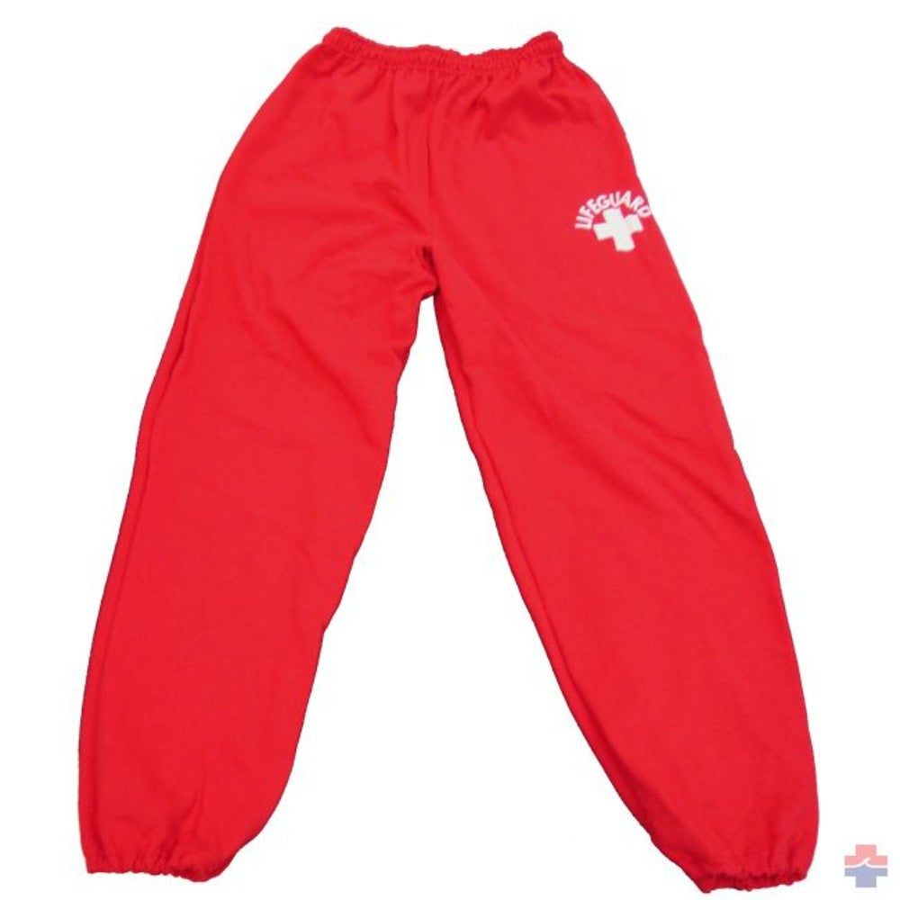 Sweatpants, Lifeguard, Red, Small 78
