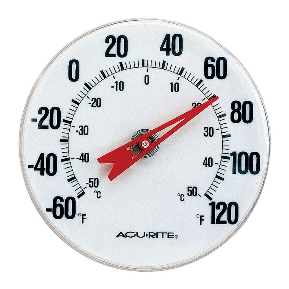 Thermometer, Analog, 5"W X 5"H, 00346Hdsba1 00346HDSBA1