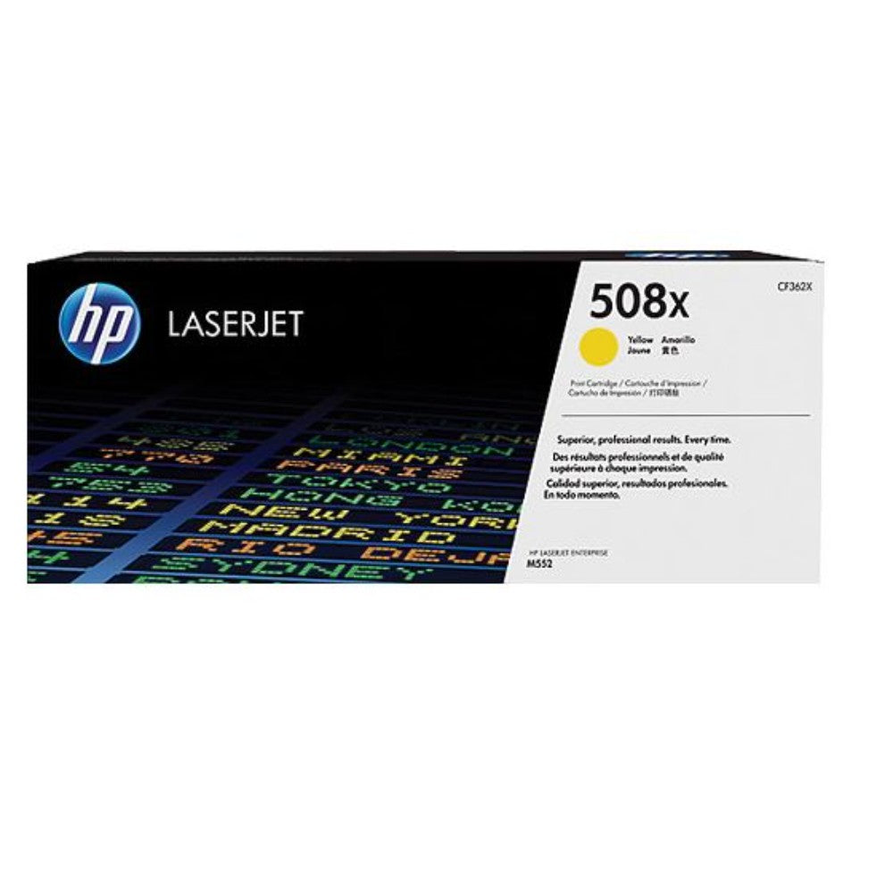 Toner Cartridge,Hp 508X,Yellow, Cf362X