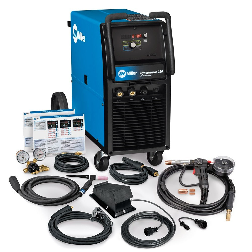 Tig Welder, 1 Ph, 120-240V,  Syncrowave 210, Miller SYNCROWAVE 210