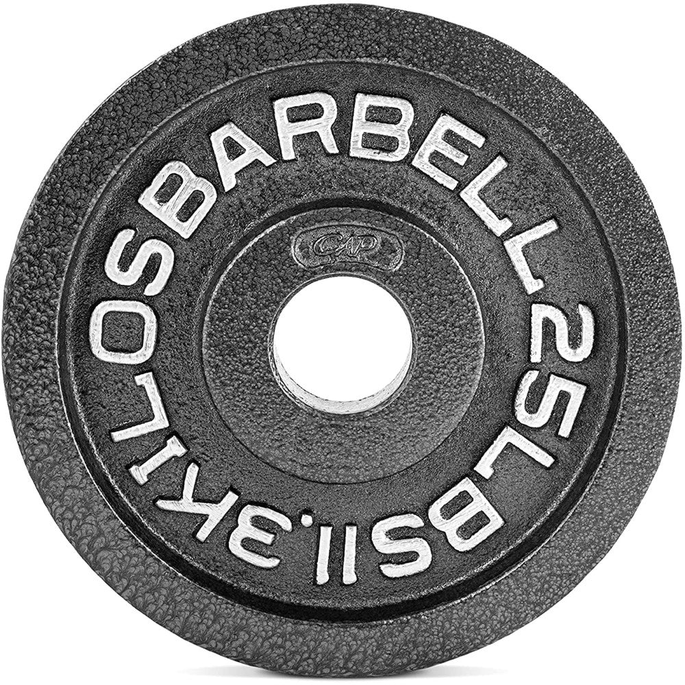 Weight Plate, Gymnastic, W/Hand Grip, Cast Iron, Black, 25 Lbs IP12-025