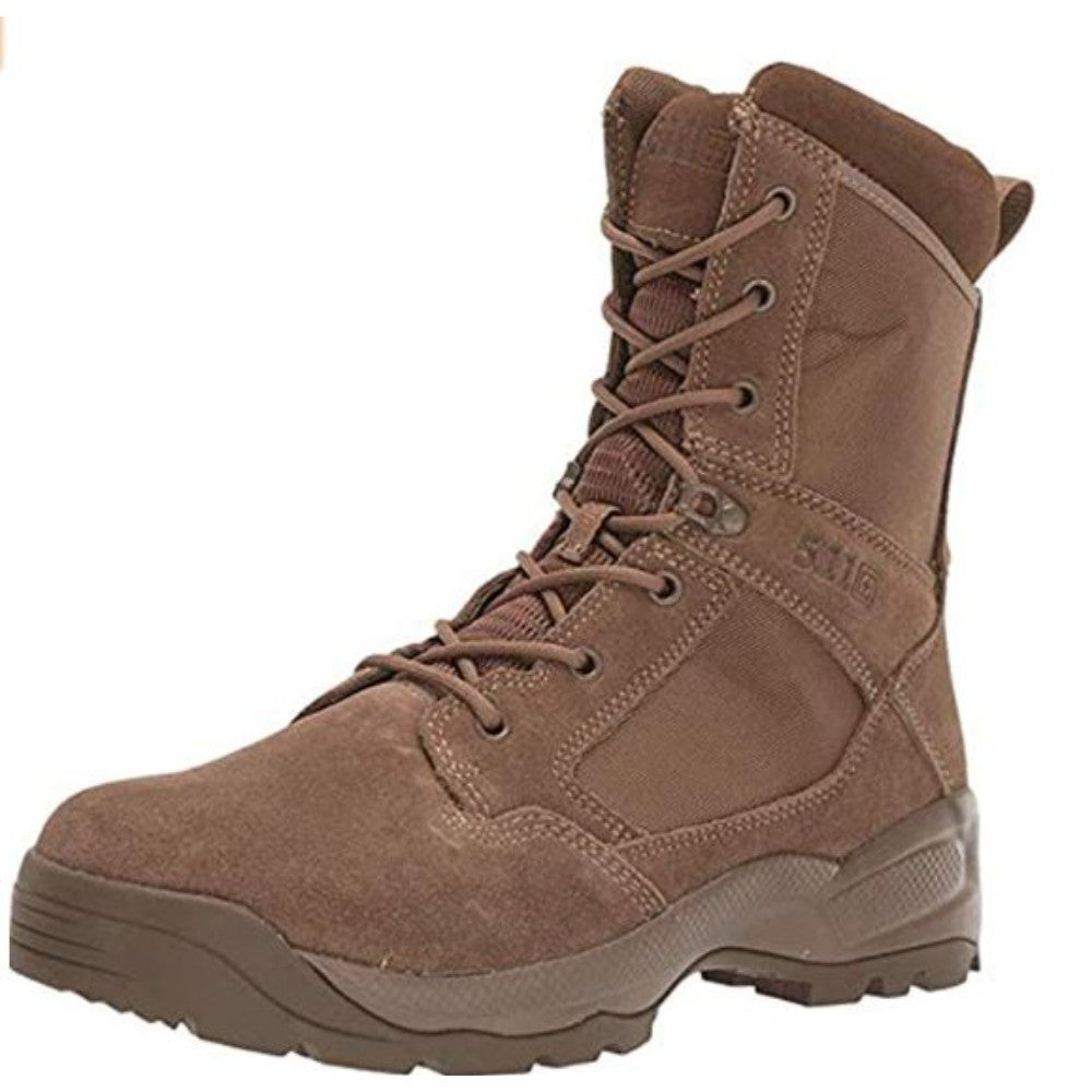 Boot, 8", Side Zipper, Coyote, 12 Wide