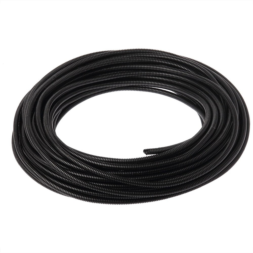 Loom Tubing, Corrugated, Slit Wall, Polyethylene, Black, 1 Inch CLT100F-C20,