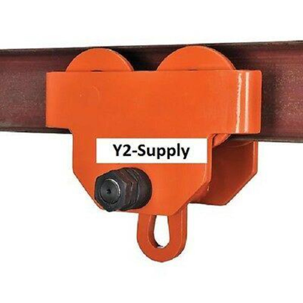 Trolley, Hoist, Beam, Steel, Orange, 10,000 Lbs WB241650