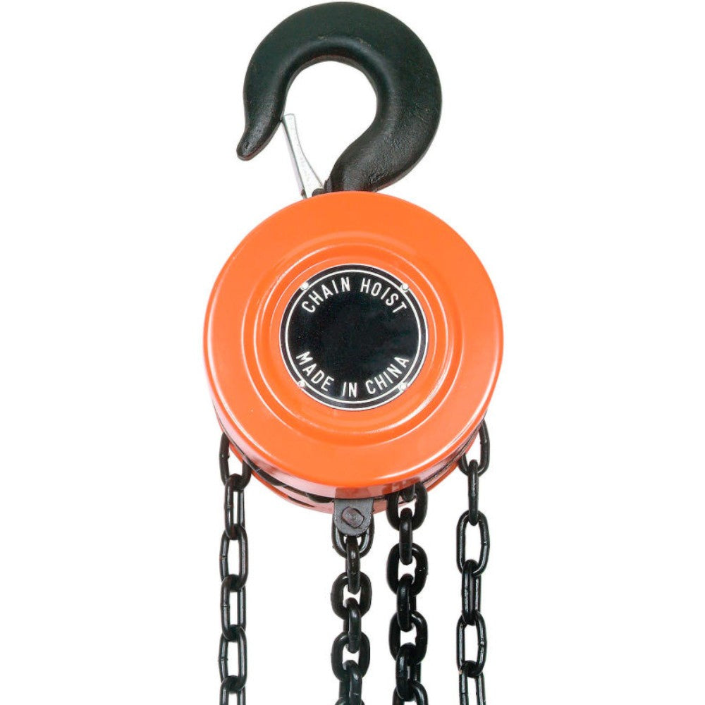 Hoist, Chain, Manual, Steel, 10 Feet, 10,000 Lbs WB241641