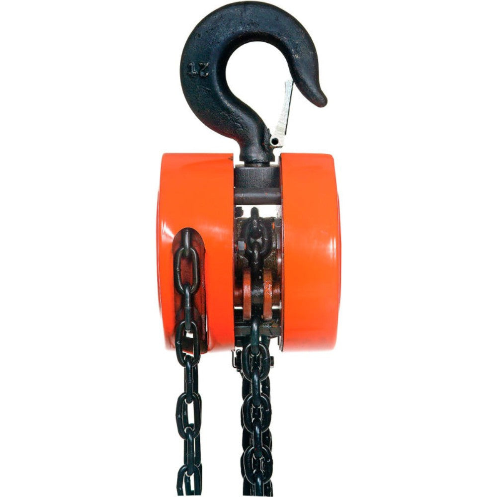 Hoist, Chain, Manual, Steel, 10 Feet, 10,000 Lbs WB241641