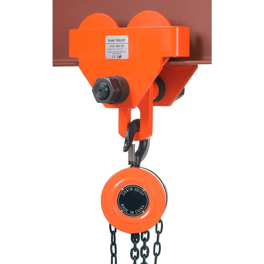 Hoist, Chain, Manual, Steel, 10 Feet, 10,000 Lbs WB241641