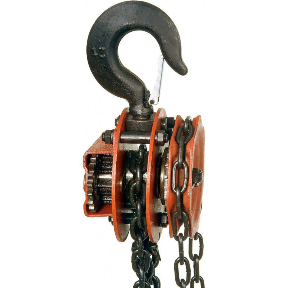 Hoist, Chain, Manual, Steel, 10 Feet, 10,000 Lbs WB241641