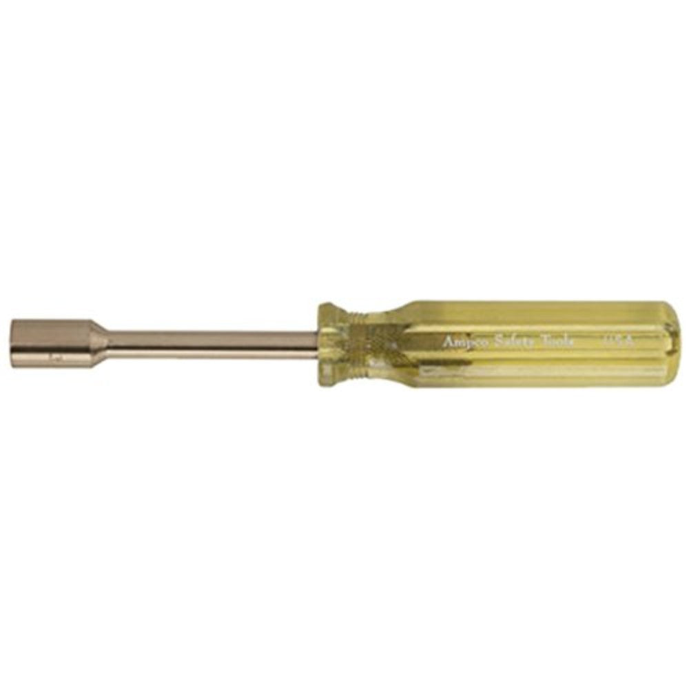 Nutdriver, Non-Sparking, Aluminum Bronze, Metric, Round, Yellow, 8 Mm ND-8MM
