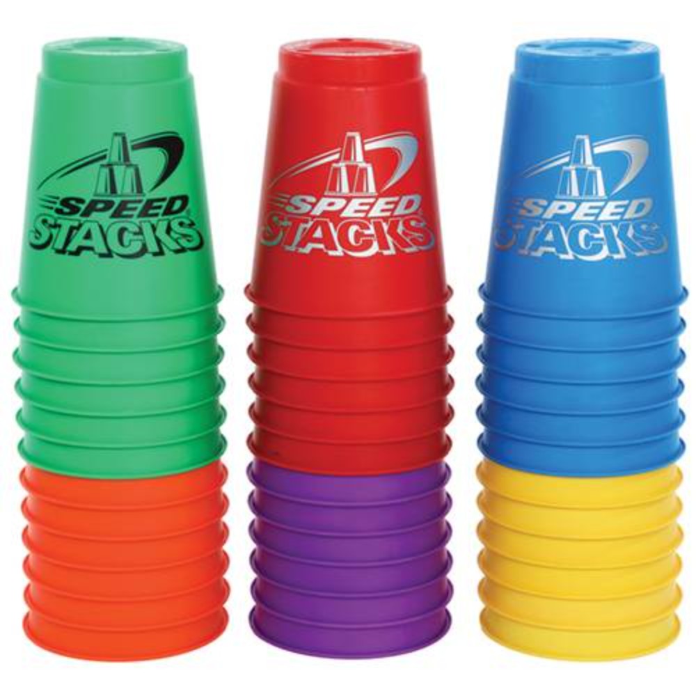 Game, Cup Stacking, Multicolor, 8-3/4 X 10-1/2 Inches 1313871