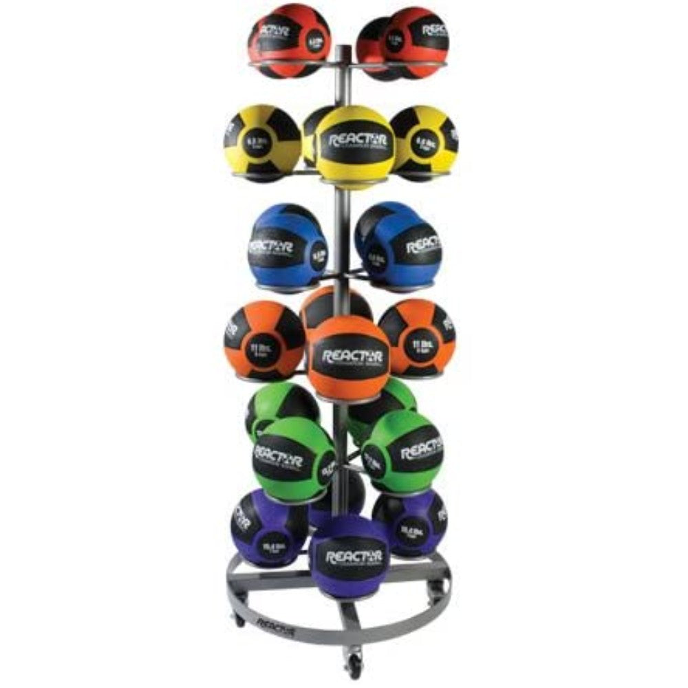 Rack, Med Ball, Storage, Silver, 6 Tier 1367628
