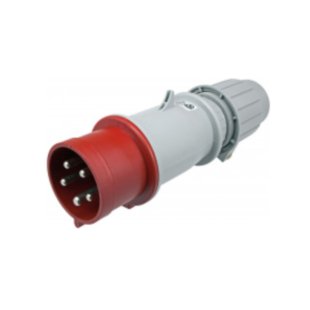Connector, Plug, Electrical, Male, 4 Pole, 346-415 V, 50/60 Hz, 32 A SCM532P6S