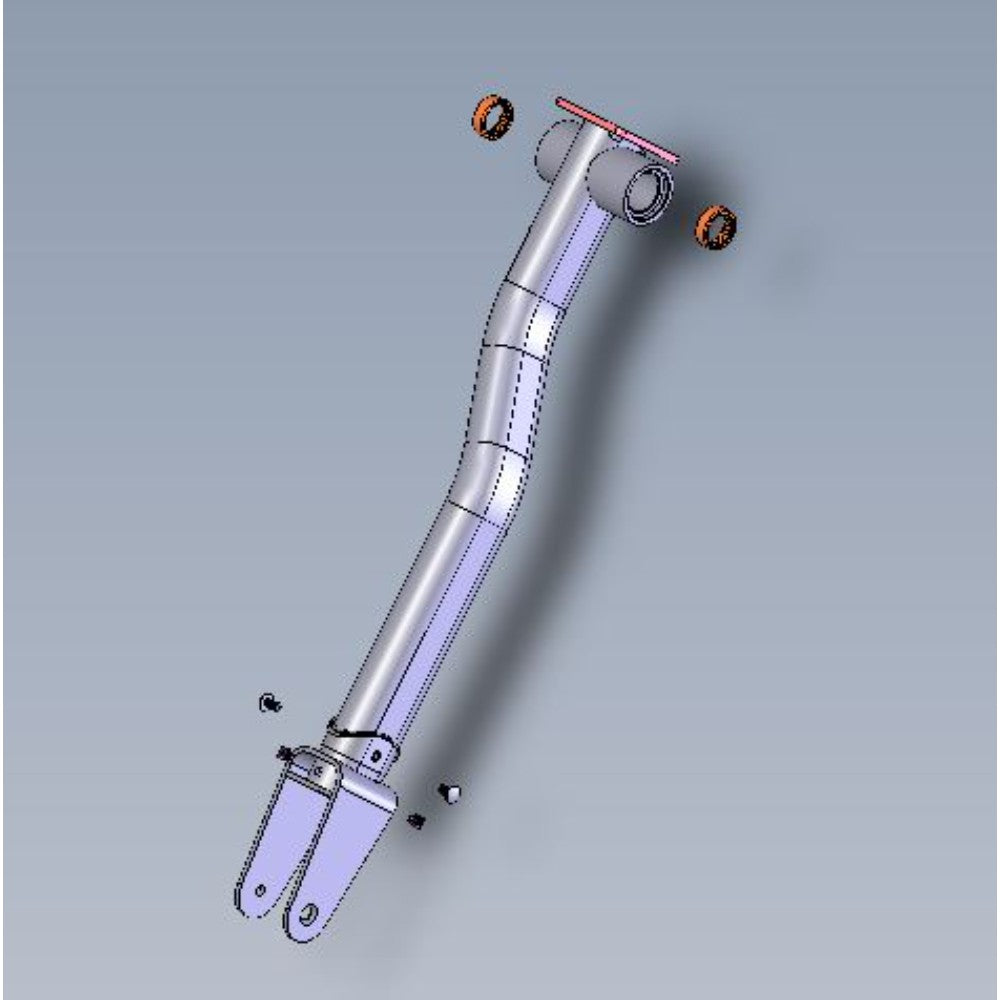 Rocker Arm, Right Or Left, Metal, 31.5 X 8 Inches AK69-00045-0000