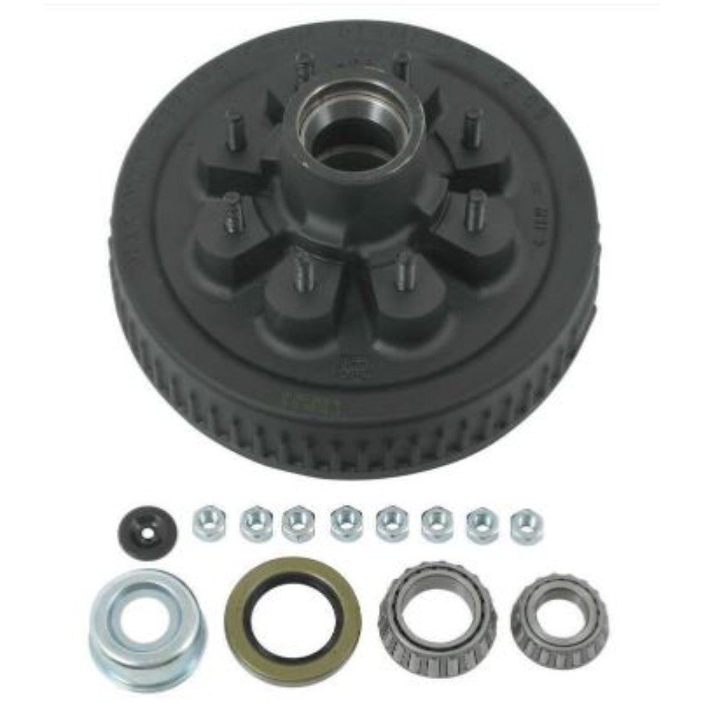 Hub Drum Kit, Wheel, Steel, Rubber, 2 X 12 Inches K08-219-96