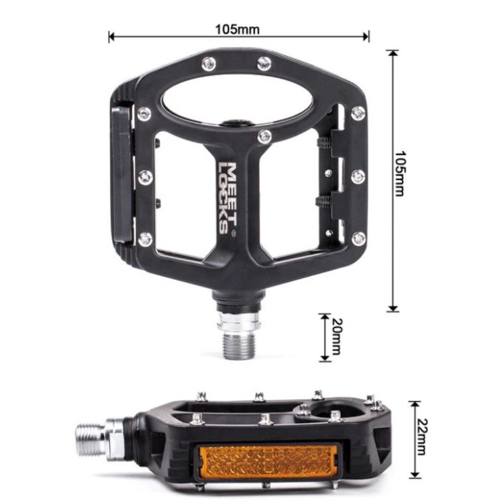 Pedal, Bicycles, Black, 125 X 105 X 32 Millimeter HJ-904
