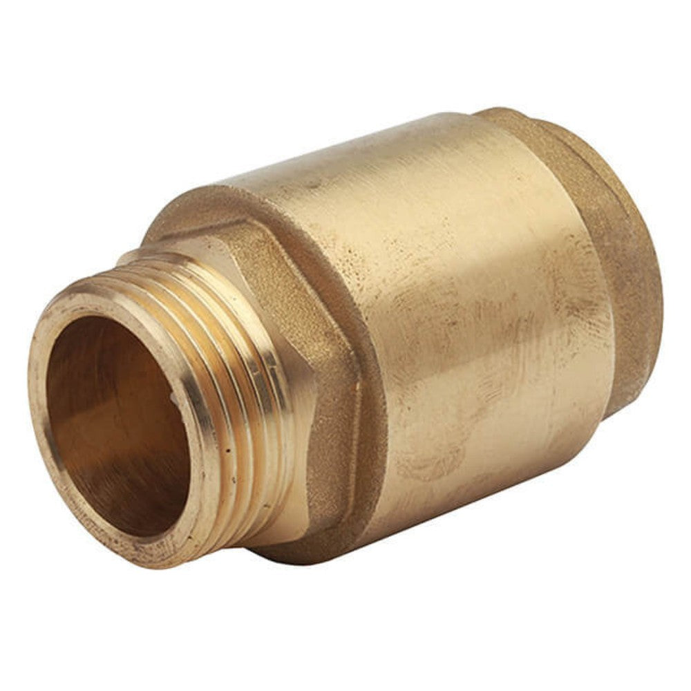 Brass Non-Return Valve (Male To Female) 1 1/4"