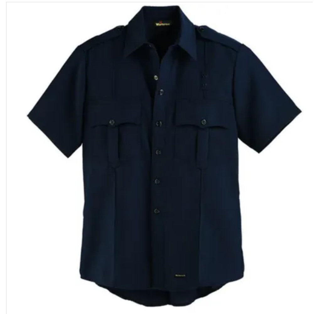 Shirt, Short Sleeve, Crew Neck, Navy, Nfpa 1975 Compliant, Lg LG