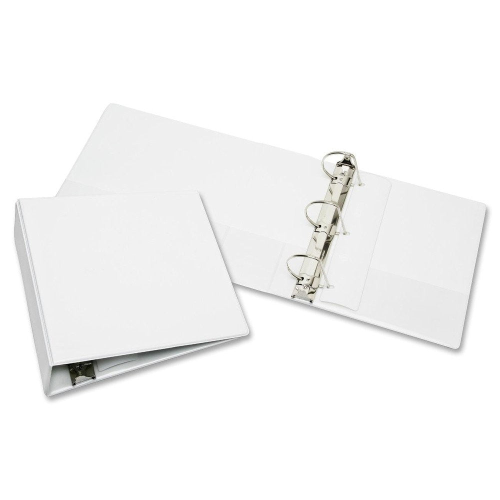 Binder, Loose-Leaf, Letter Size, 4", White