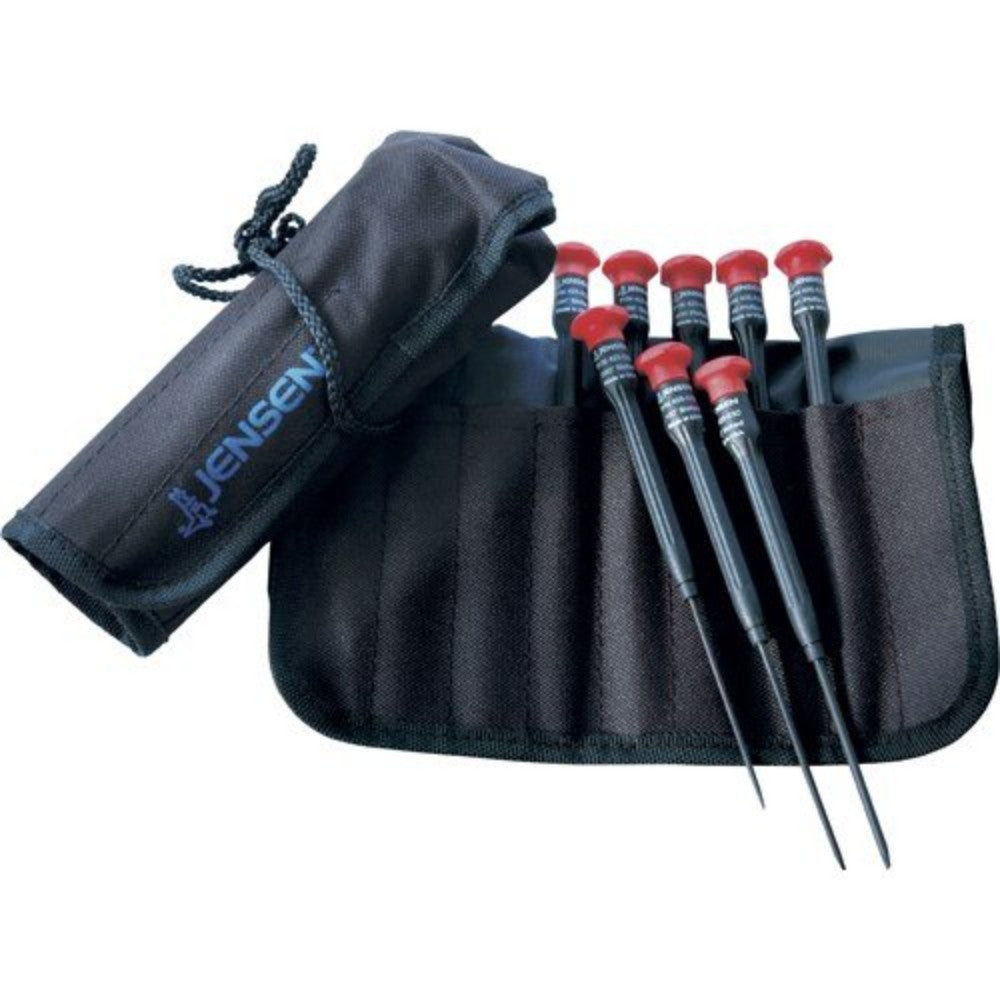 Jensen Tools 97-4400 8-Pc. Precision Slotted/Phillips Electronic Screwdriver Set Jensen Tools 97-4400