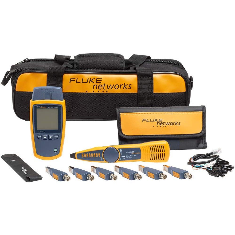 Fluke Networks Ms2-Kit Network Cable Tester Kit With Probe Fluke Networks MS2-KIT