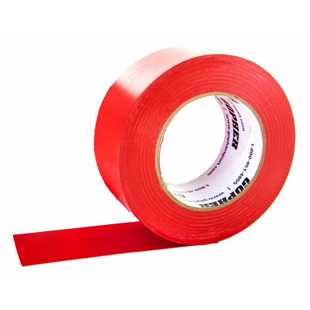 Tape, Adhesive, Floor Marking, Vinyl, Yellow, 2"