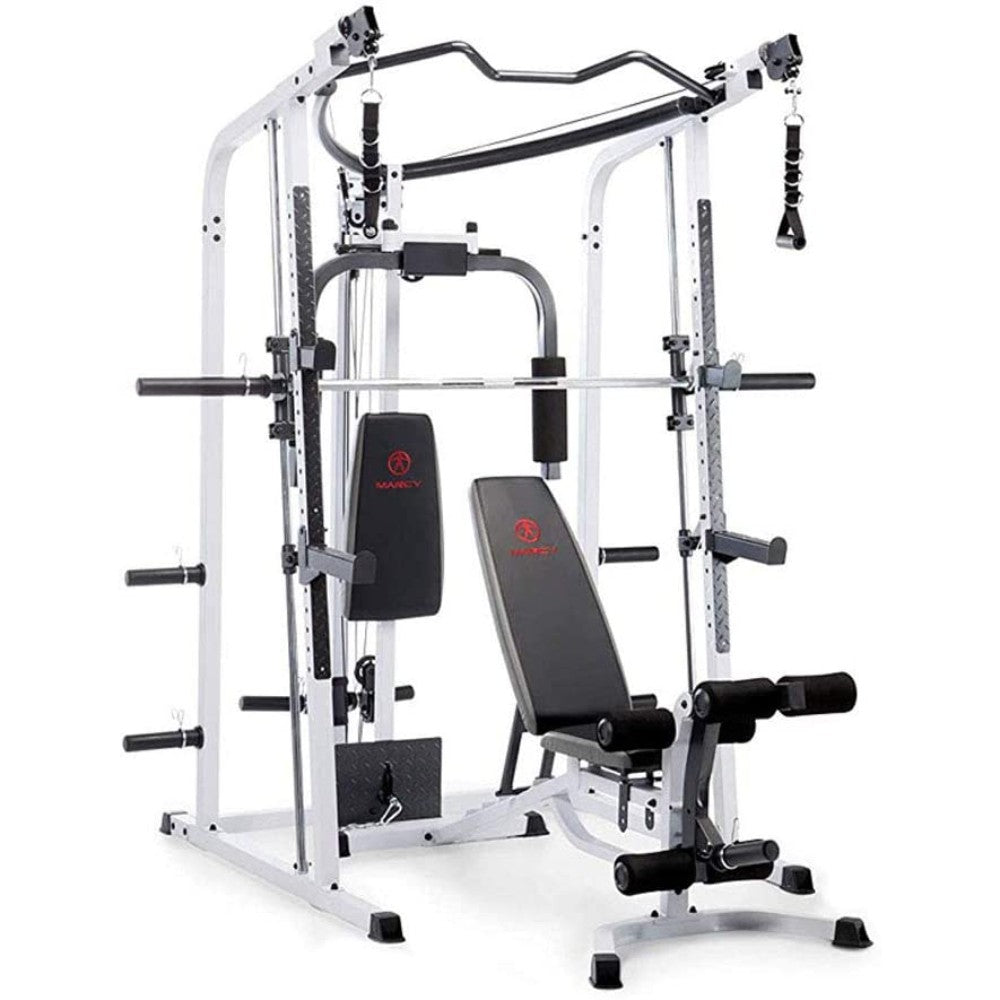 Exercise Machine, Gymnastic, Power Smith, Dual System Upper, 66.92 X 74.80 X 80.70 Inches 1HP122