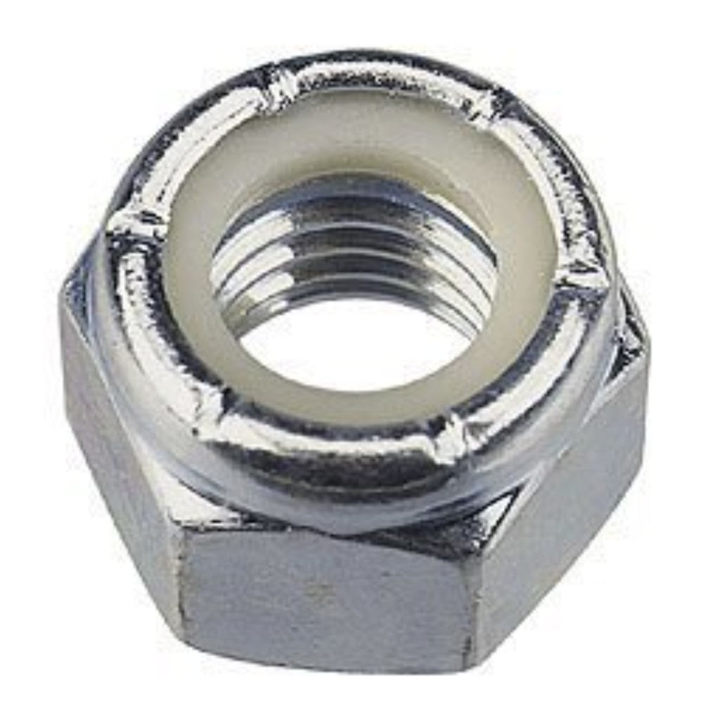 Nut, Nylock, Hexagon, Stainless Steel, 1/4 Inch 3-HDNT-102-10