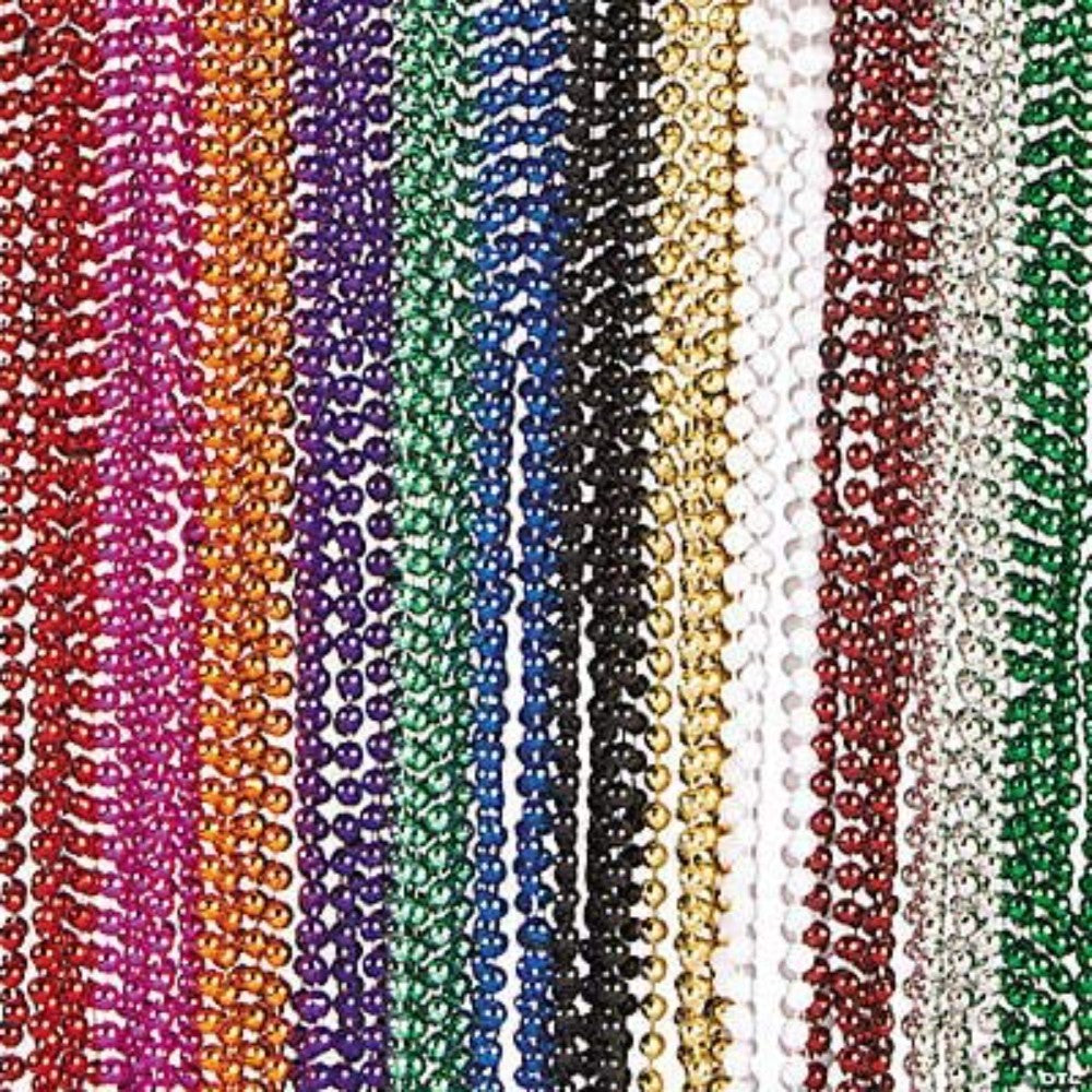 Metallic Bead Necklace Assortment, Unit Of Measure: 48 Piece 24/1325