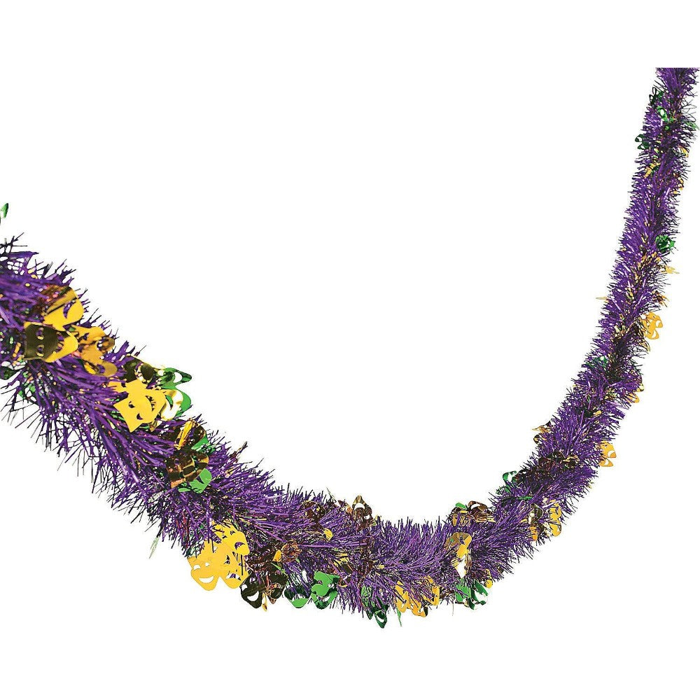 Mardi Gras Tinsel Garland 31/80