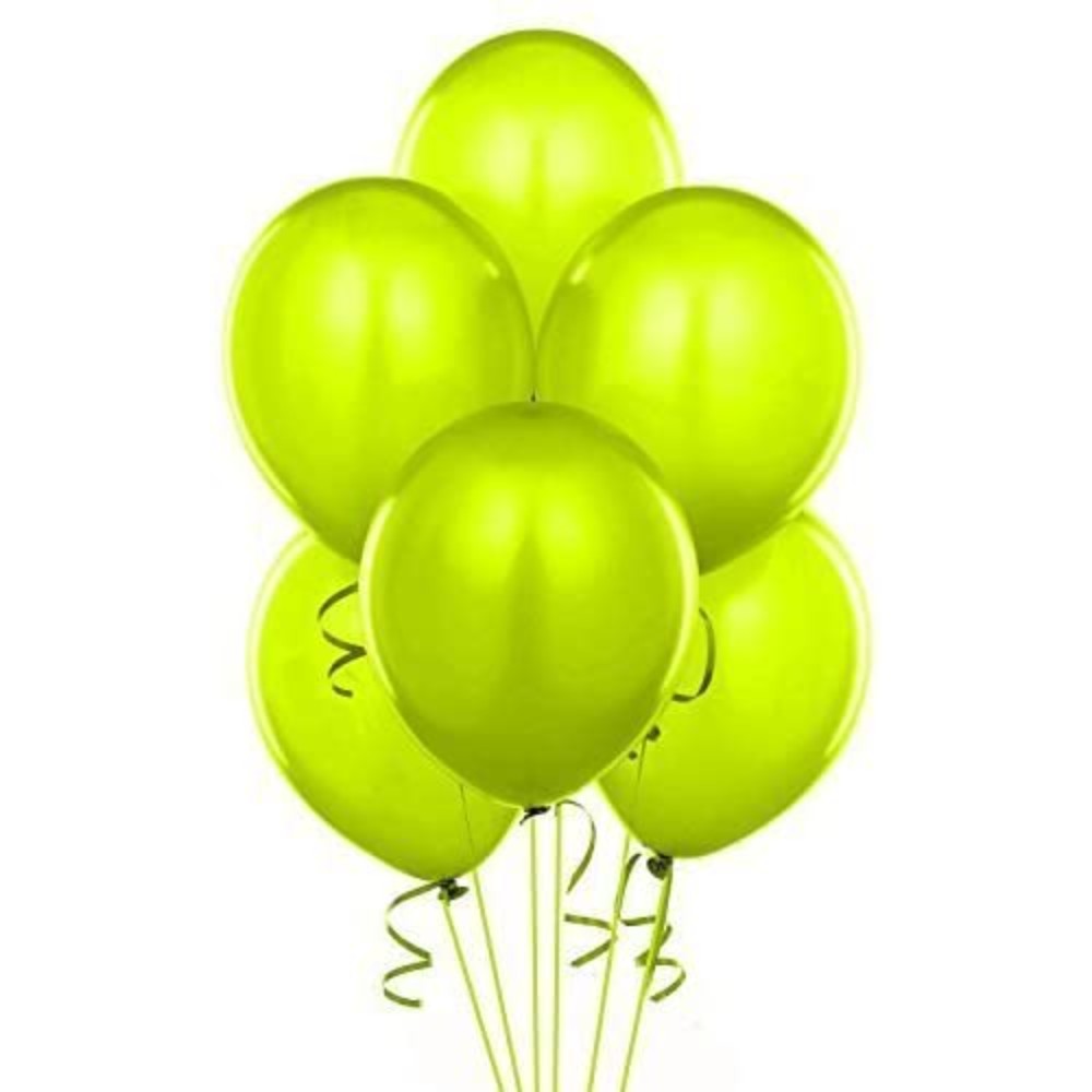 Green Metallic Latex Balloon, Pkg/100 BLM11-GRE-HDR